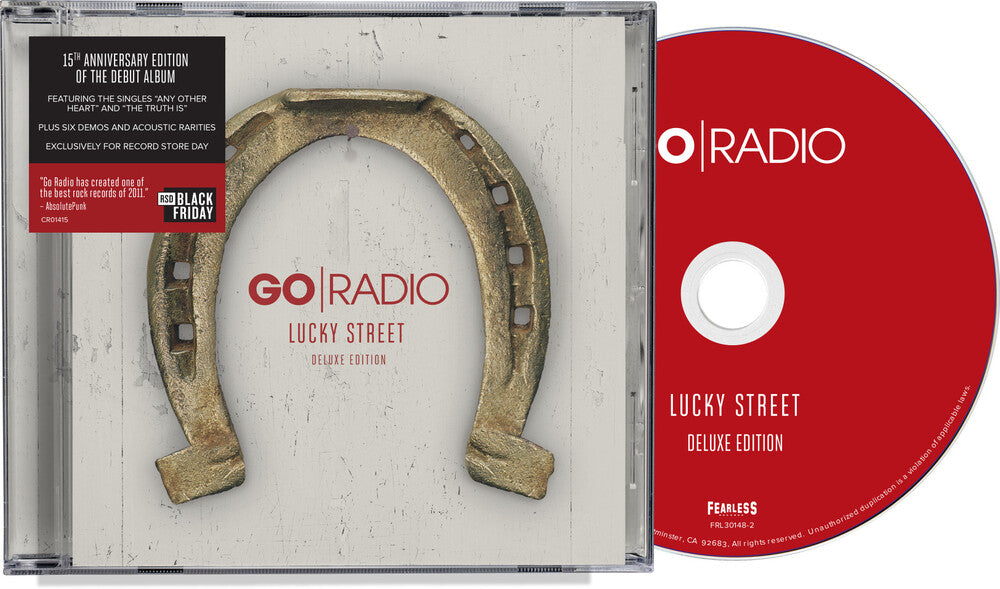the album cover for Go Radio - Lucky Street (15th Anniversary) [RSD BF 2026]