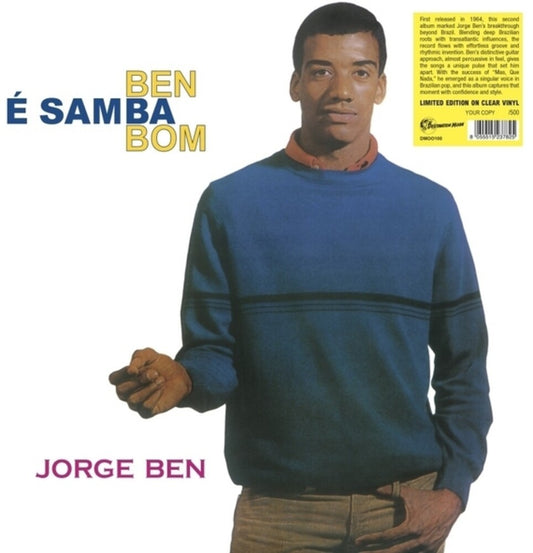 the album cover for Jorge Ben - Ben E Samba Bom [Limited Edition] [Clear Vinyl]