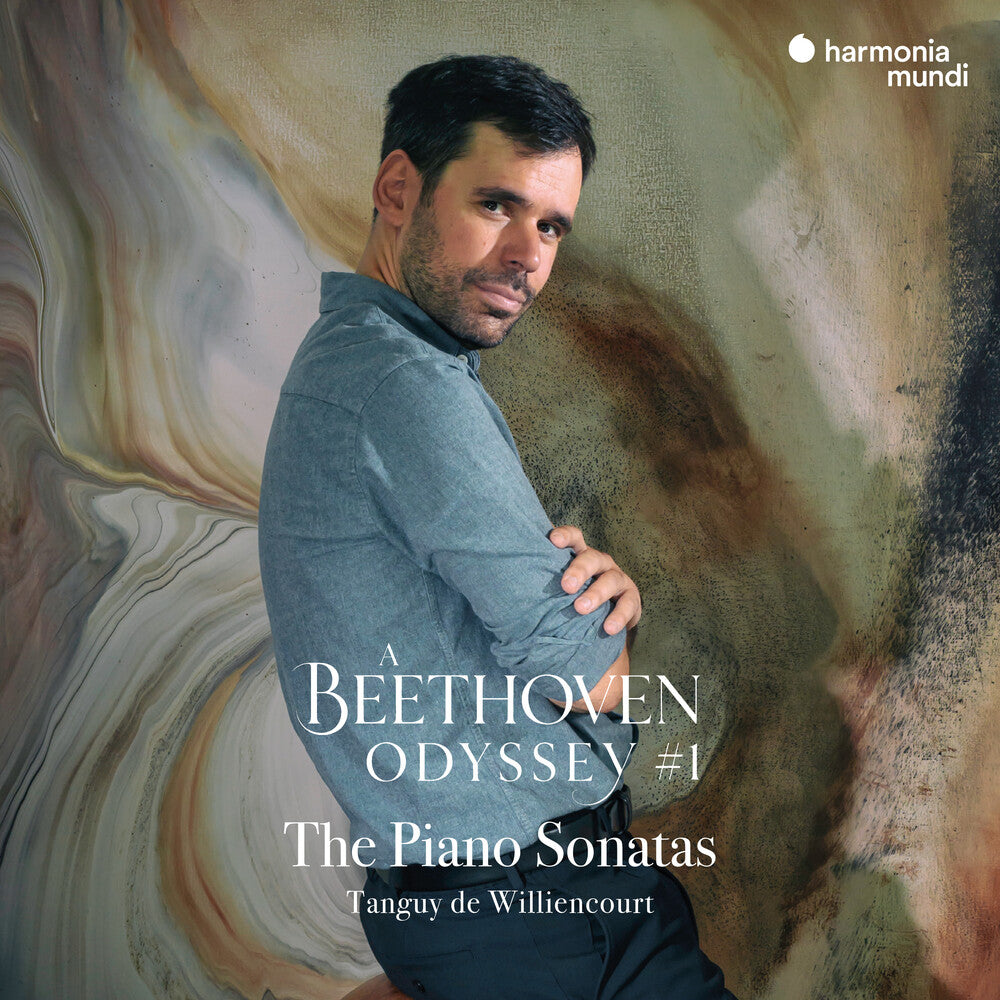 the album cover for Tanguy De Williencourt - Beethoven Odyssey - Complete Piano Sonatas Vol.1