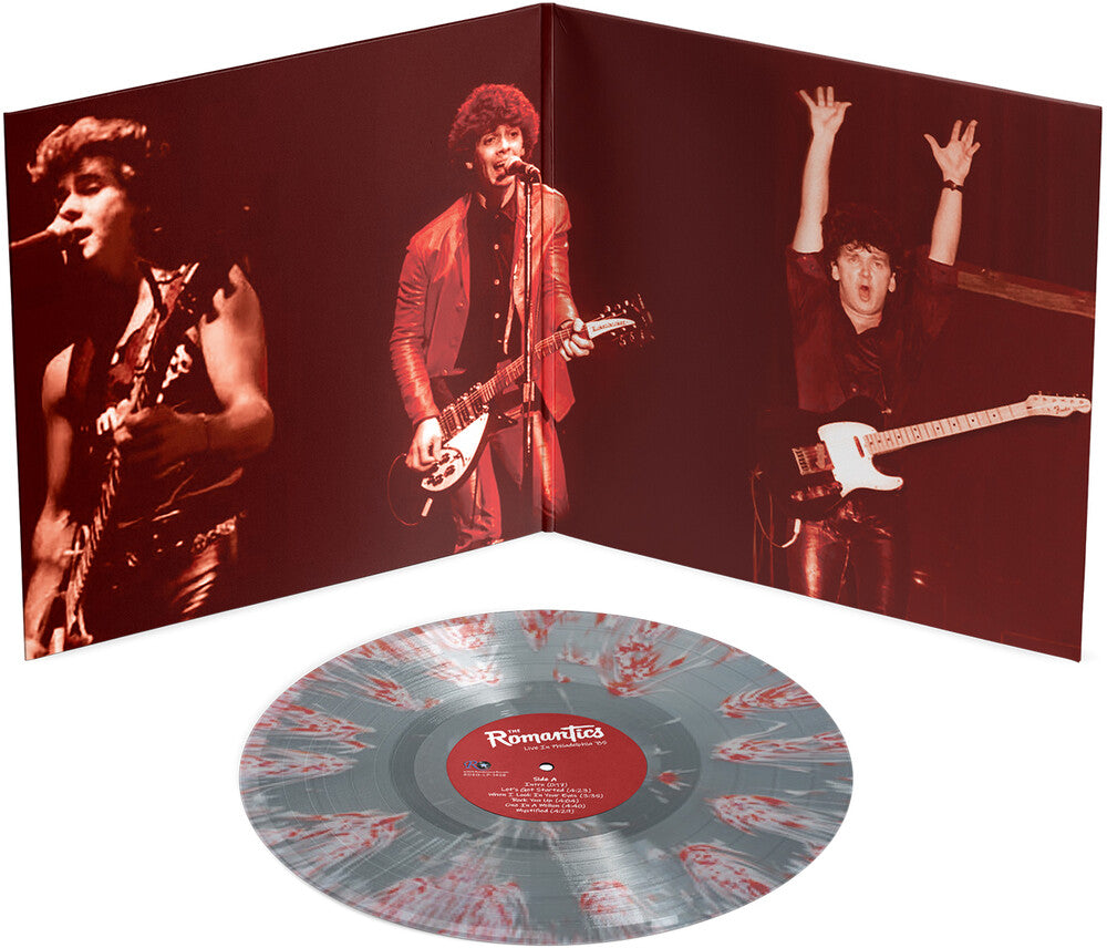 the album cover for Romantics - Live In Philadelphia '85 [Clear Vinyl] (Gate) [180 Gram]
