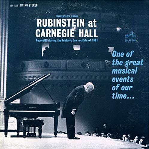 Rubinstein – Highlights From Rubinstein At Carnegie Hall LP