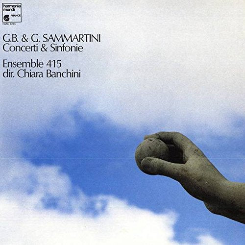 Giovanni Sammartini, Giuseppe Sammartini, Chiara Banchini, Ensemble 415 – Concerti & Sinfonie LP