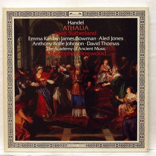 Handel, The Academy Of Ancient Music, Christopher Hogwood – Athalia 2LP Boxset