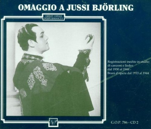 Jussi Björling - Omaggio a Jussi Björling CD