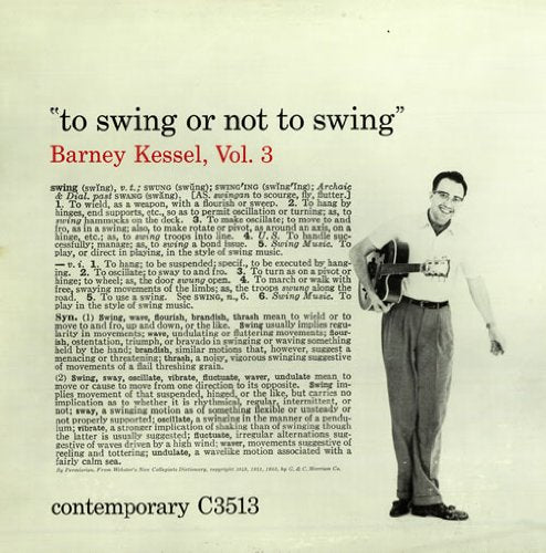 Barney Kessel - To Swing Or Not To Swing (Vol. 3) LP
