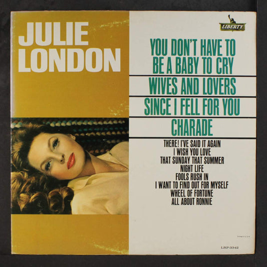 Julie London – You Don't Have To Be A Baby To Cry LP