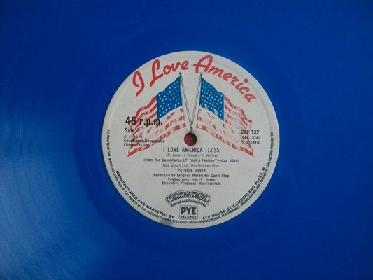 Patrick Juvet - I Love America (Translucent Blue)