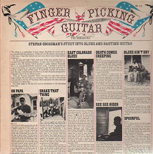 Stefan Grossman – Finger Picking Guitar Techniques LP