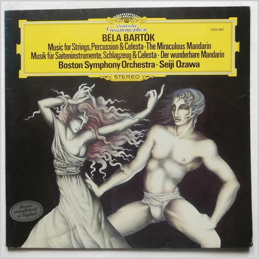 Béla Bartók - Seiji Ozawa, Boston Symphony Orchestra – Music For Strings, Percussion & Celesta • The Miraculous Mandarin LP