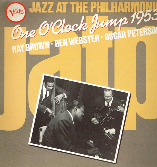 Ray Brown, Ben Webster, Oscar Peterson – Jazz At The Philharmonic One O'Clock Jump 1953 LP