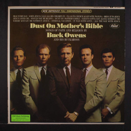 Buck Owens And His Buckaroos - Dust On Mother's Bible LP