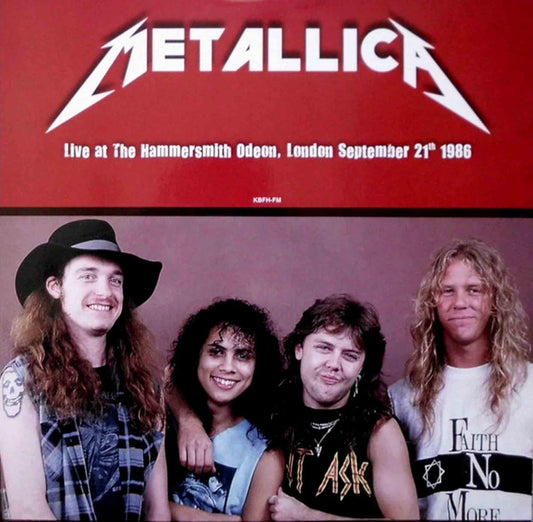Metallica – Live At The Hammersmith Odeon, London September 21th 1986 (180g, Red) LP
