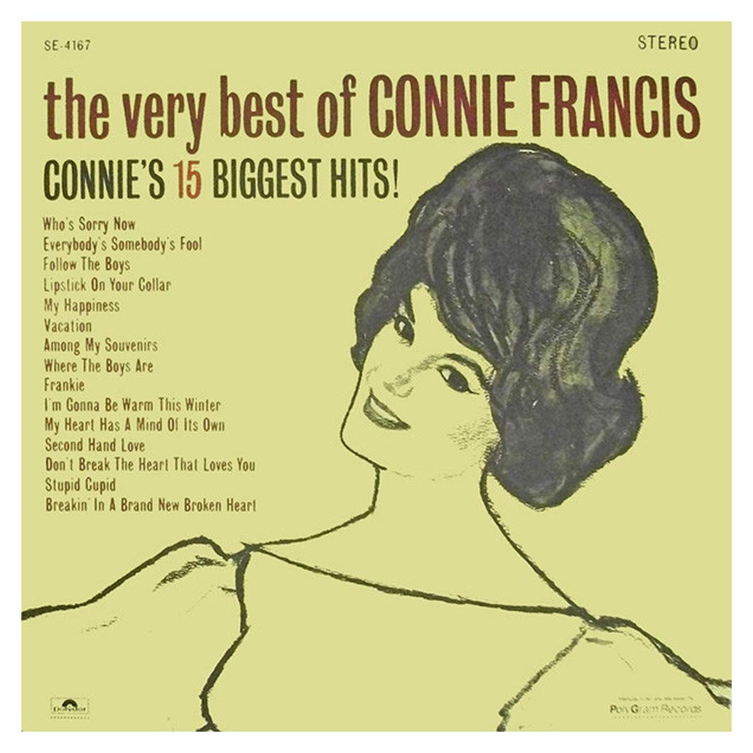 Connie Francis – The Very Best Of Connie Francis (Connie's 15 Biggest Hits) LP
