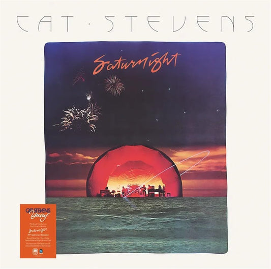 Cat Stevens – Saturnight (Cat Stevens Live In Tokyo) (Orange With Black & Maroon Splatter) LP