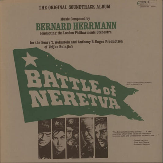 Bernard Herrmann, London Philharmonic Orchestra – Battle Of Neretva (Original Soundtrack Recording) LP