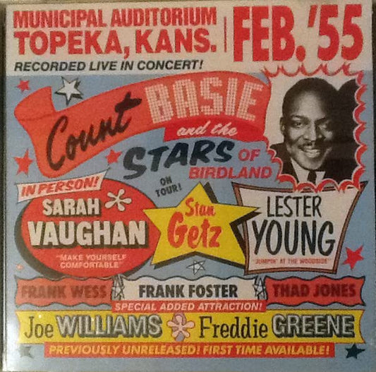 Count Basie – Count Basie And The Stars Of Birdland On Tour! Topeka, Kansas, 1955 CD