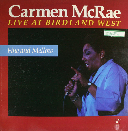 Carmen McRae - Fine And Mellow LP