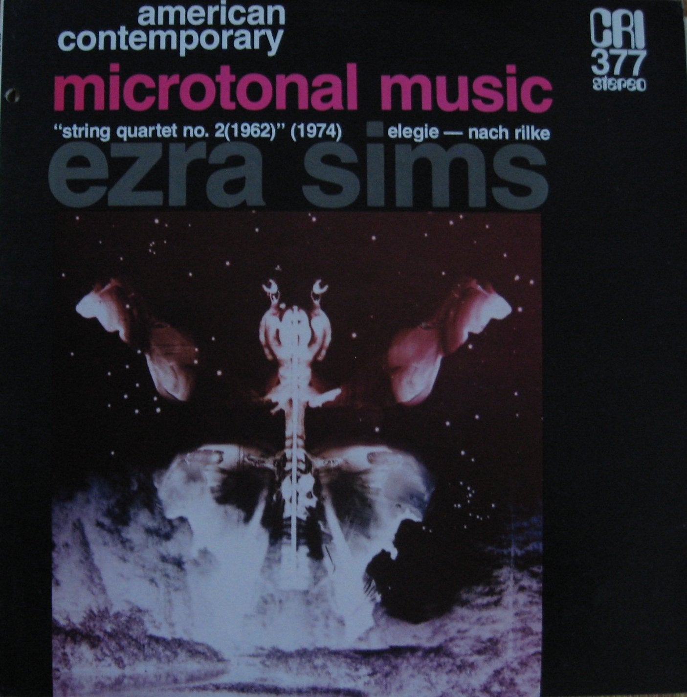 Ezra Sims – Microtonal Music: String Quartet No. 2 (1962) / Elegie - Nach Rilke LP