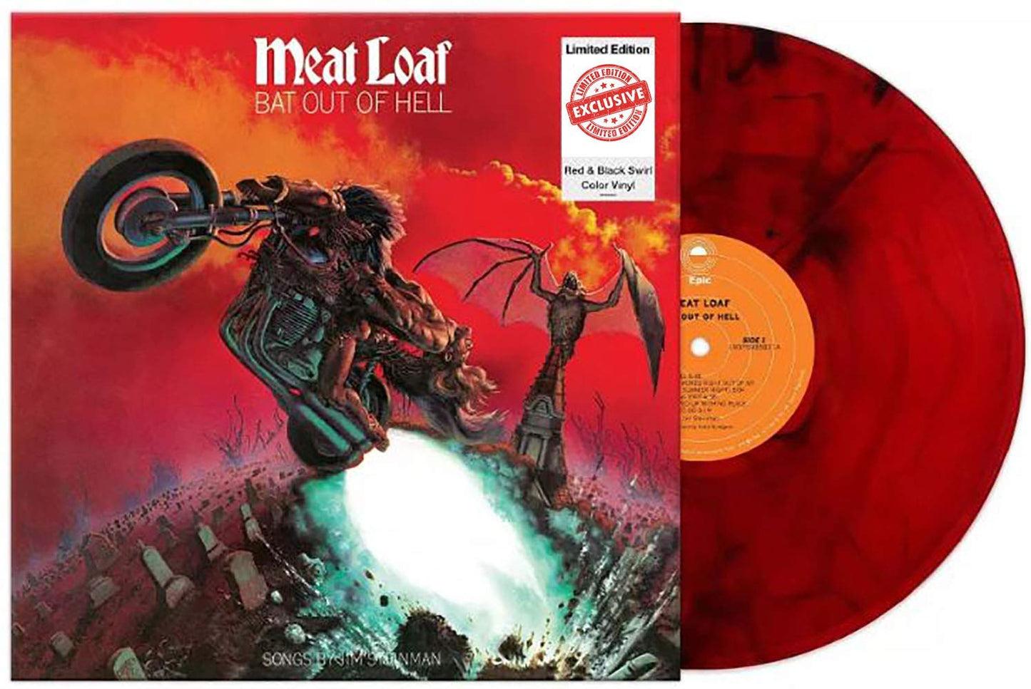 Meat Loaf – Bat Out Of Hell (Red/Black Swirl) LP