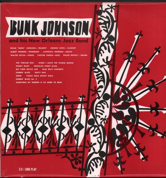 Bunk Johnson And His New Orleans Jazz Band – Bunk Johnson And His New Orleans Jazz Band LP