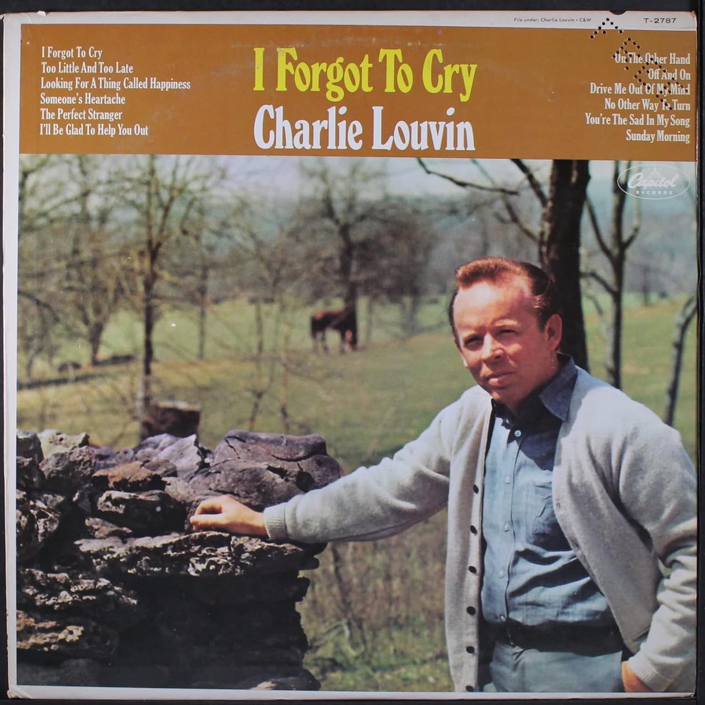 Charlie Louvin - I Forgot To Cry LP