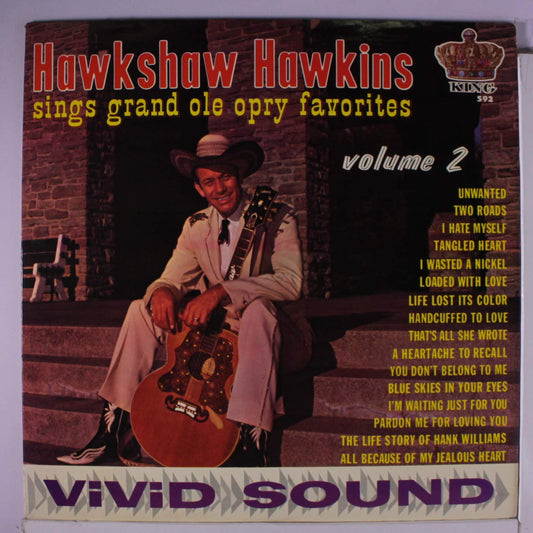 Hawkshaw Hawkins - Sings Grand Ole Opry Favorites, Vol. 2 LP