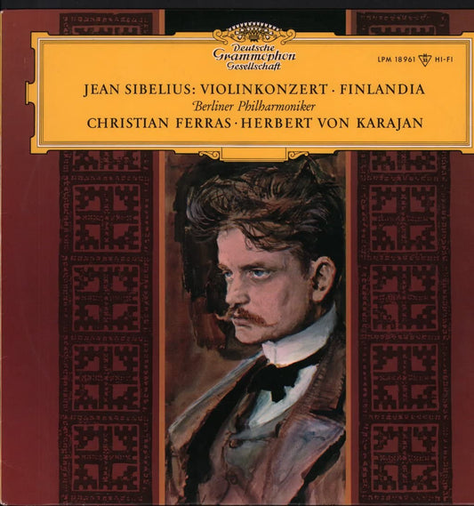 Jean Sibelius, Berliner Philharmoniker, Christian Ferras, Herbert von Karajan – Violinkonzert • Finlandia LP