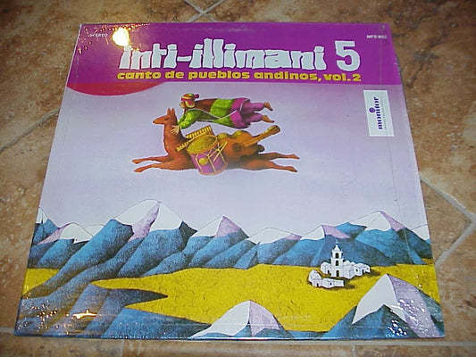Inti-Illimani - Inti-Illimani 5 - Canto De Pueblos Andinos, Vol. 2 LP