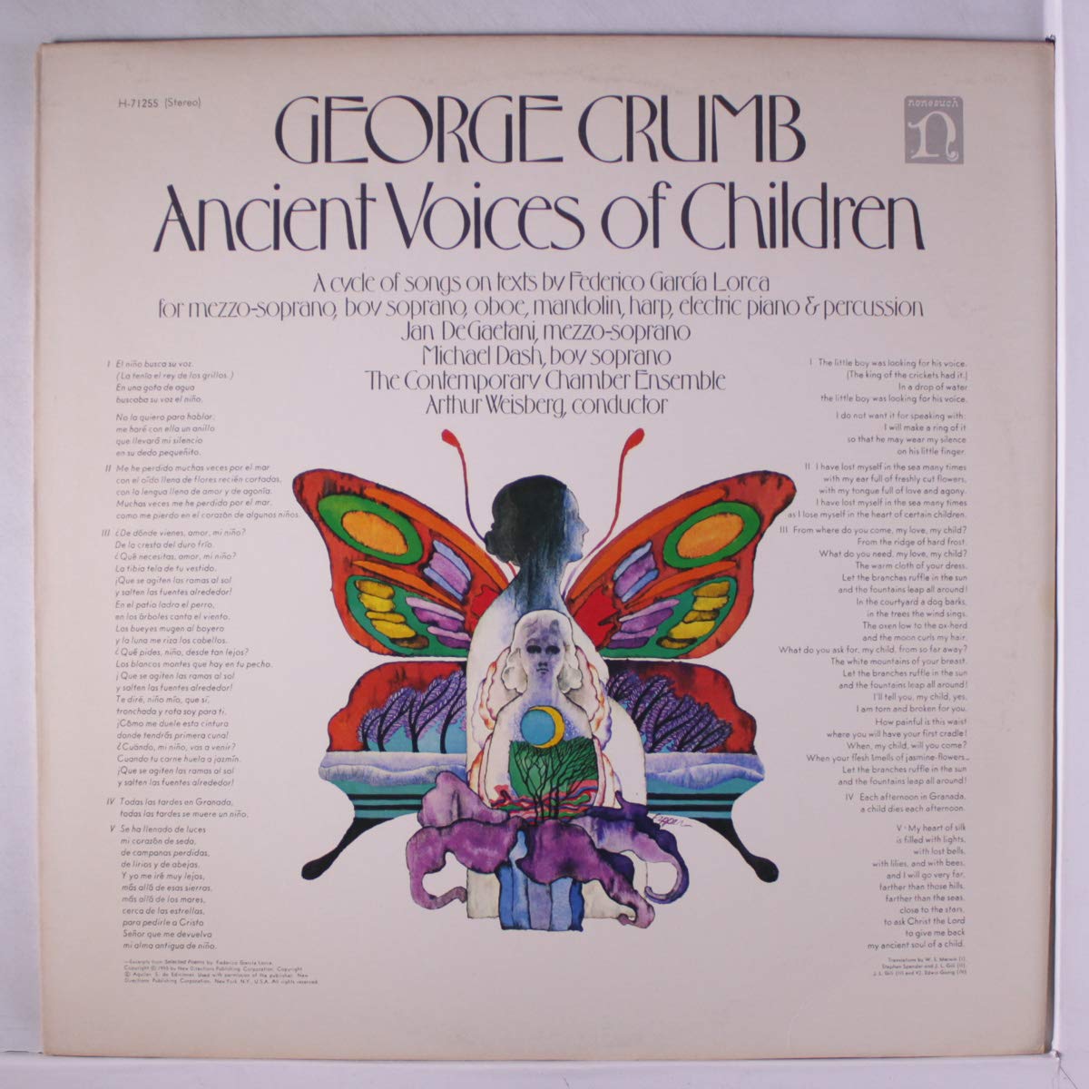 George Crumb - Ancient Voices of Children LP