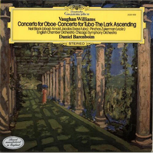 Vaughan Williams / Daniel Barenboim - Concerto For Oboe LP