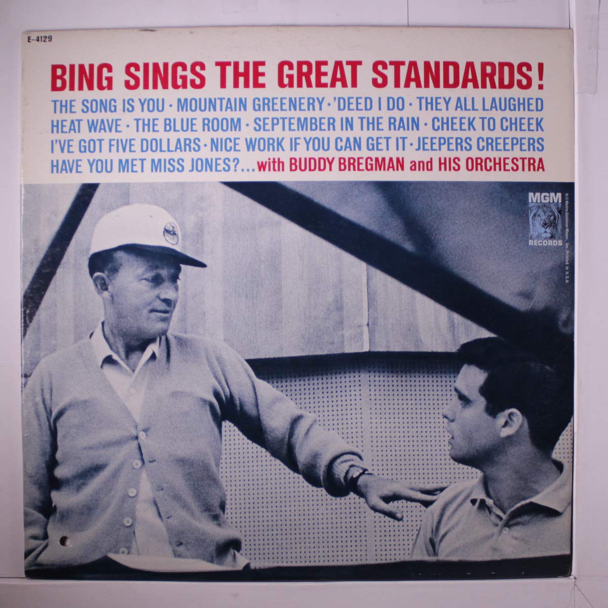 Bing Crosby With Buddy Bregman And His Orchestra – Bing Sings The Great Standards! LP