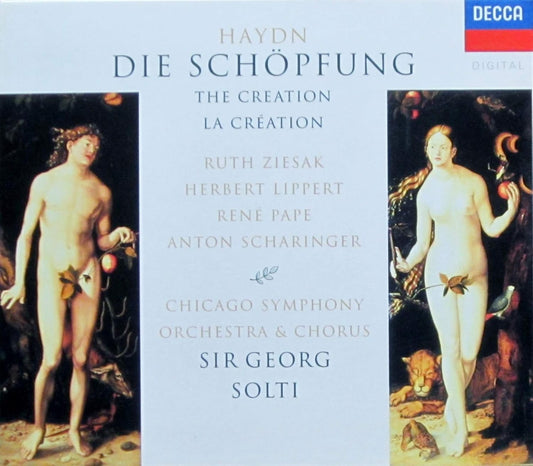Haydn - Ruth Ziesak, Herbert Lippert, Rene Pape, Anton Scharinger, Chicago Symphony Orchestra And Chorus, Sir Georg Solti – Die Schöpfung = The Creation = La Création CD BOXSET