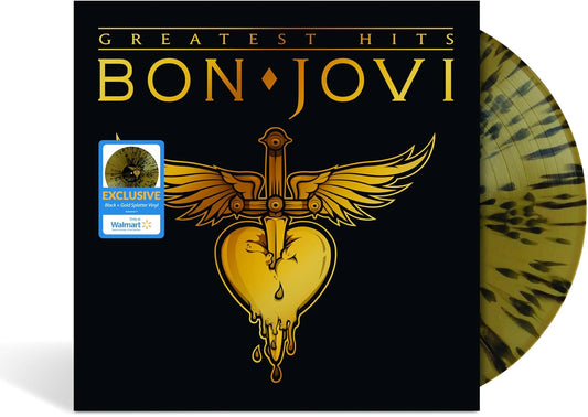 Bon Jovi – Greatest Hits (Walmart Exclusive Black + Gold Splatter) LP