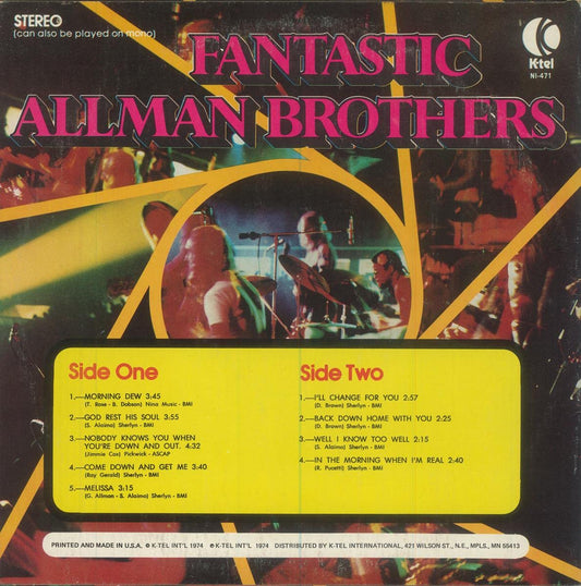 Allman Brothers - Original Hits LP