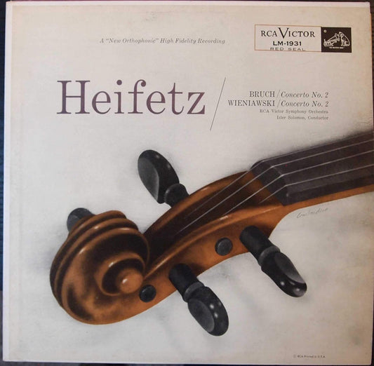 Bruch, Wieniawski, Izler Solomon – Violin Concerto No. 2 In D Minor, Op. 44 / Violin Concerto No. 2 In D Minor, Op. 22 LP