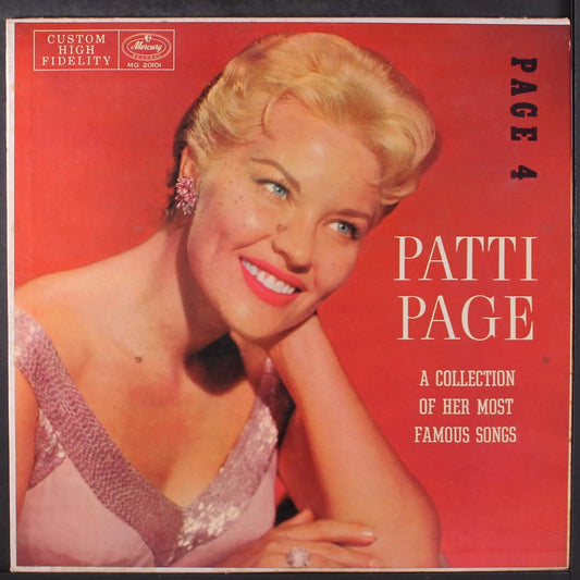 Patti Page – Page 4 - A Collection Of Her Most Famous Songs LP