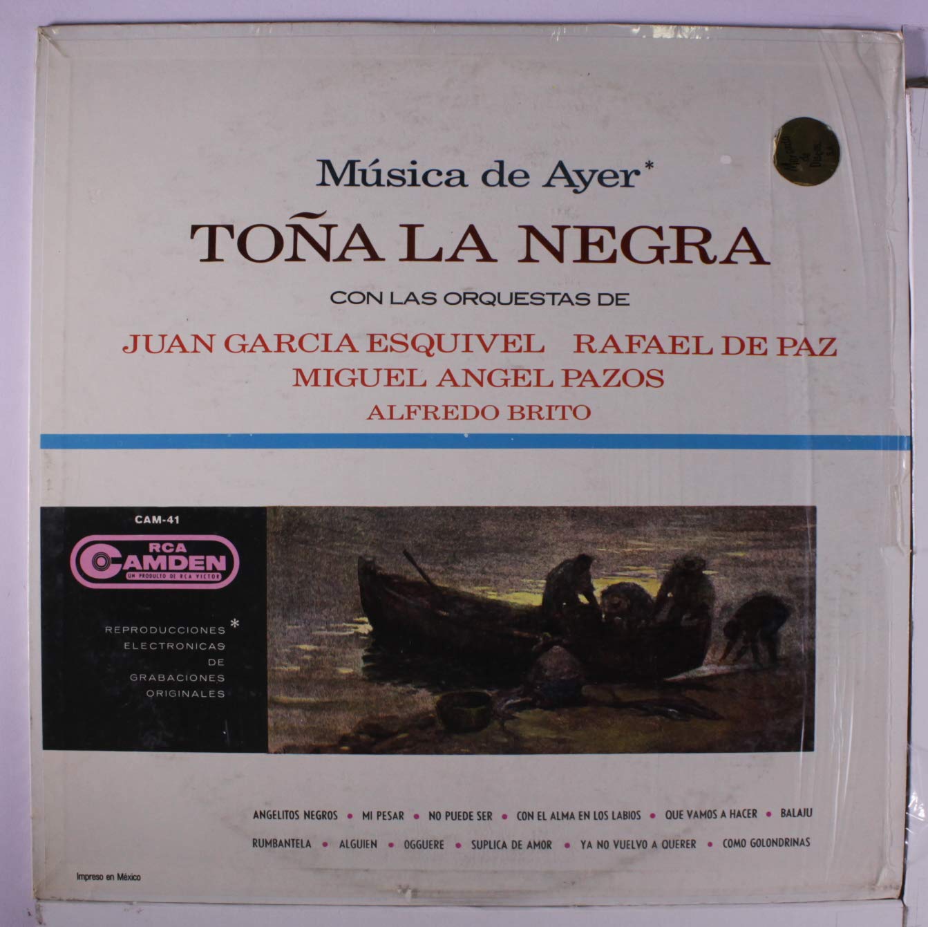Toña La Negra – Música De Ayer LP