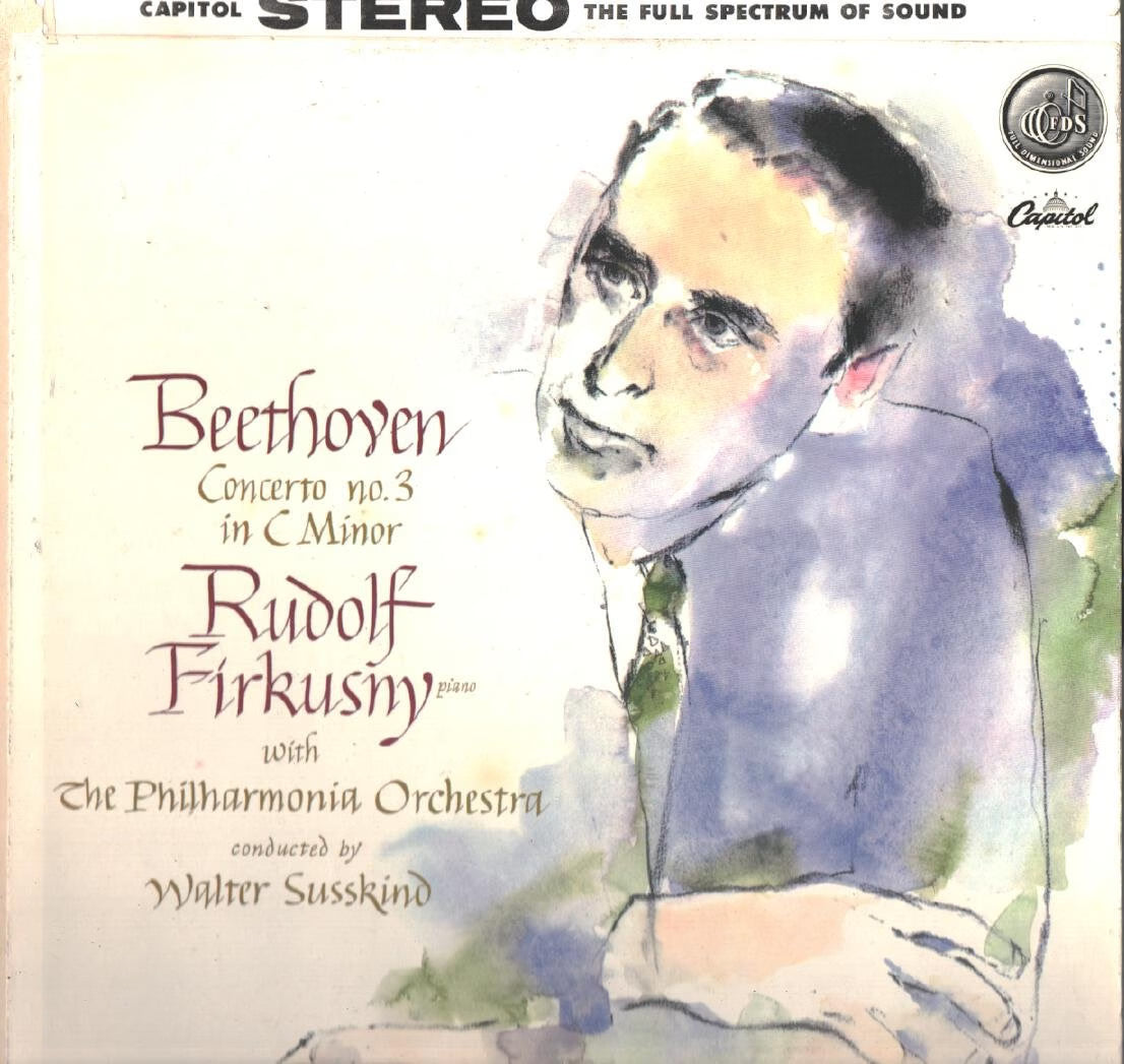 Beethoven / Rudolf Firkusny - Piano Concerto No. 3 In C Minor, Op. 37 LP
