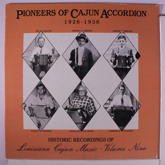 Various ‎– Pioneers Of Cajun Accordion 1926-1936 LP