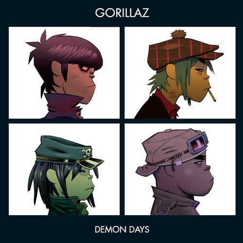 the album cover for Gorillaz - Demon Days