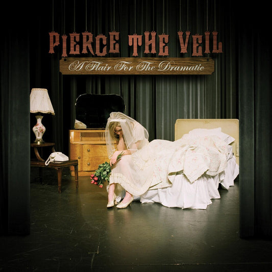 the album cover for Pierce The Veil - A Flair For The Dramatic