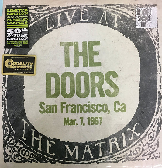 The Doors – Live At The Matrix - Mar. 7, 1967 LP
