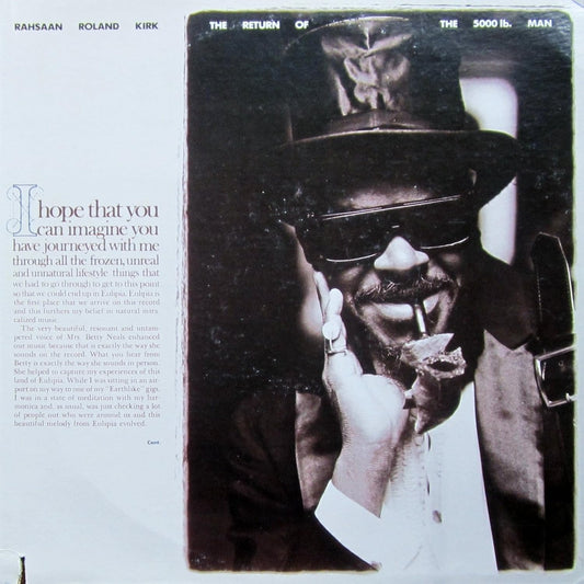 Rahsaan Roland Kirk - The Return Of The 5000 lb Man LP