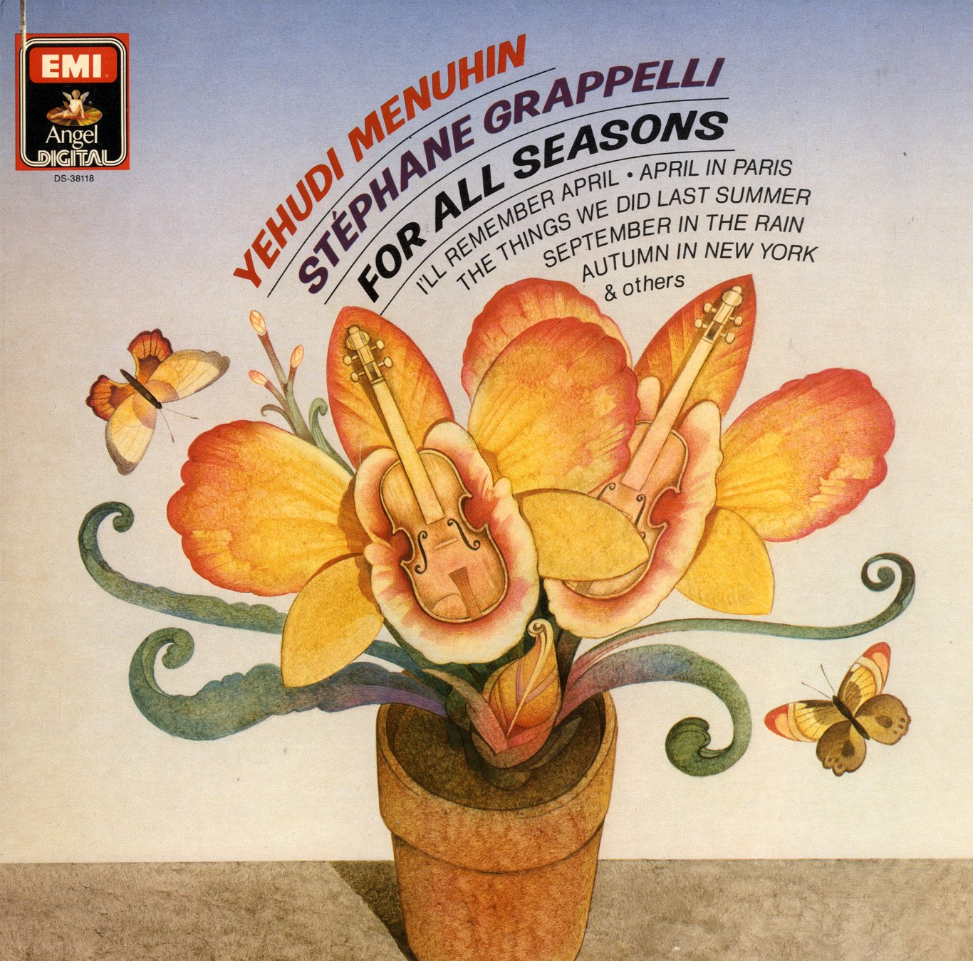 Yehudi Menuhin & Stephane Grappelli - For All Seasons LP