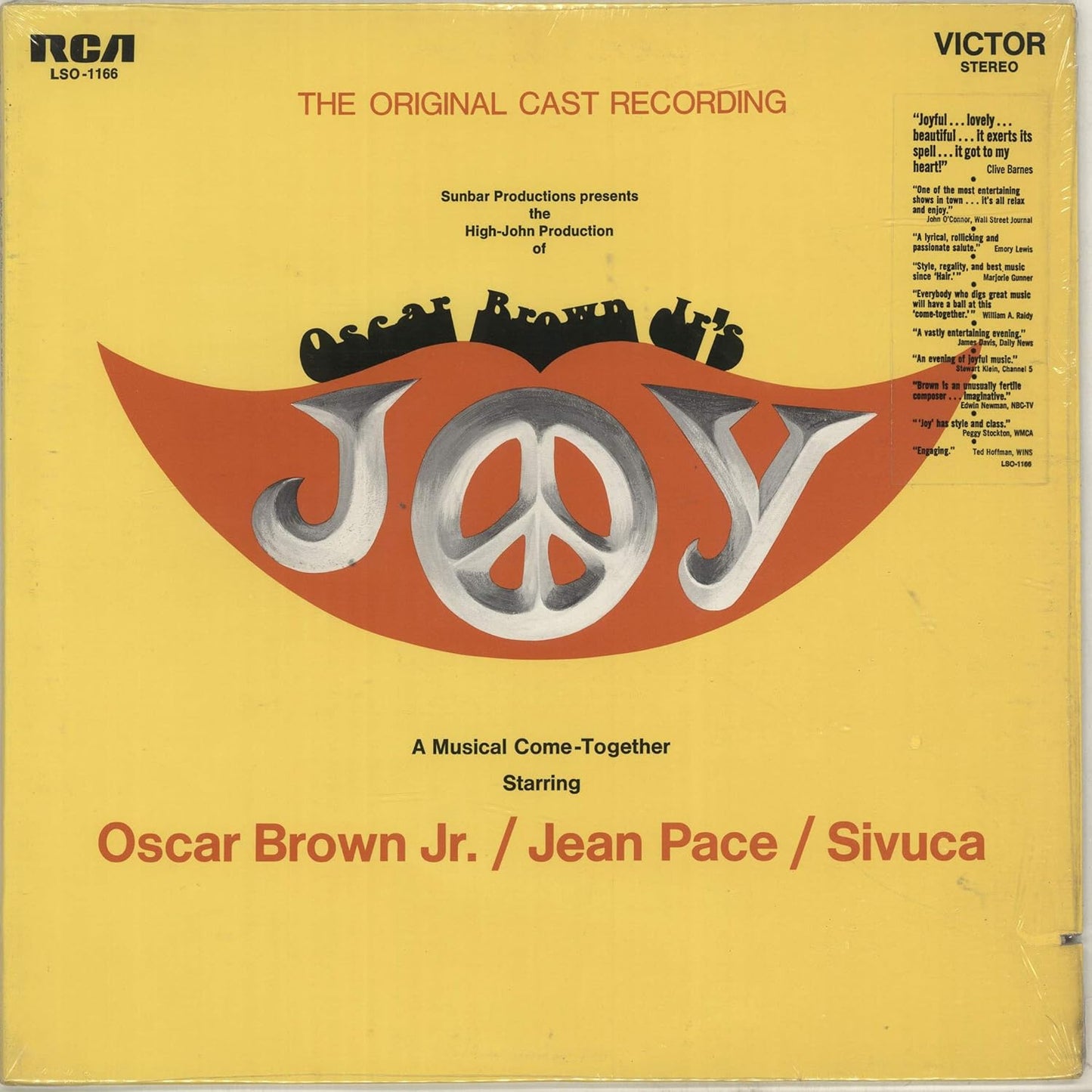 Oscar Brown Jr. / Jean Pace / Sivuca – Joy OCR LP