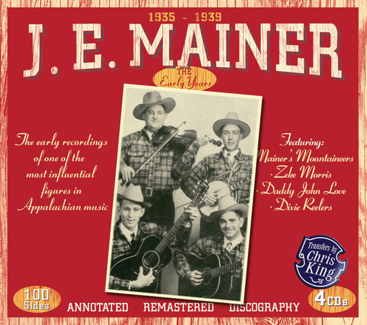 J. E. Mainer – The Early Years 1935 - 1939 CD BOX SET