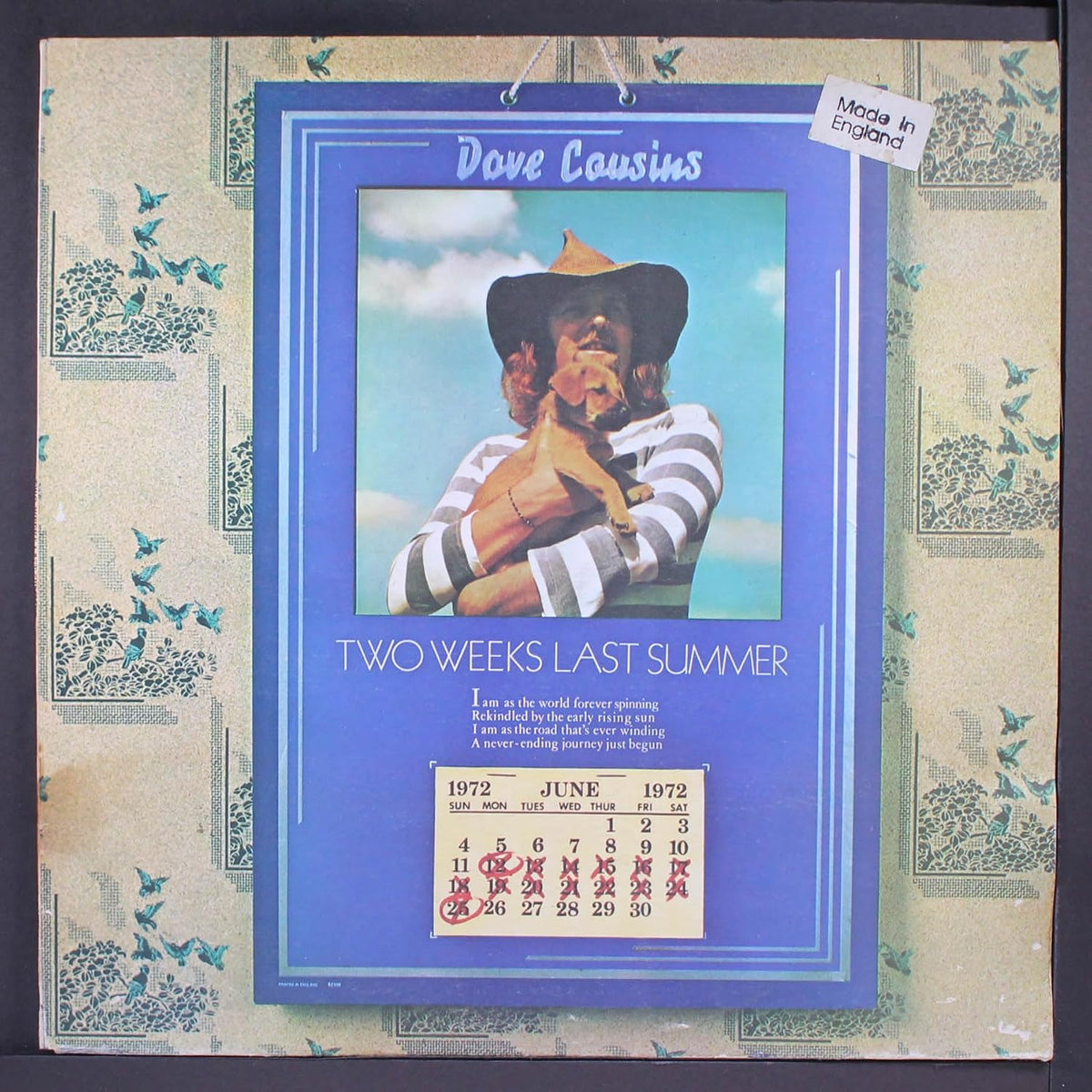 Dave Cousins – Two Weeks Last Summer LP