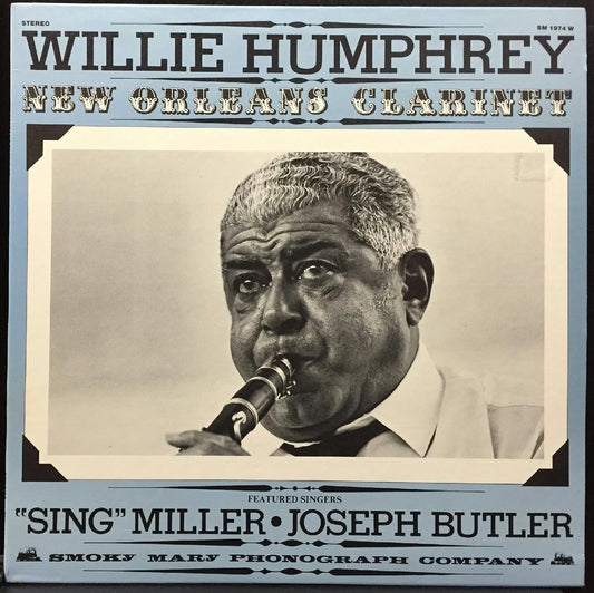 Willie Humphrey – New Orleans Clarinet LP