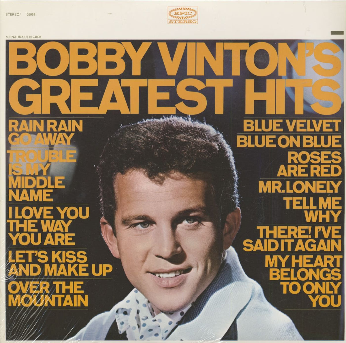 Bobby Vinton – Bobby Vinton's Greatest Hits LP