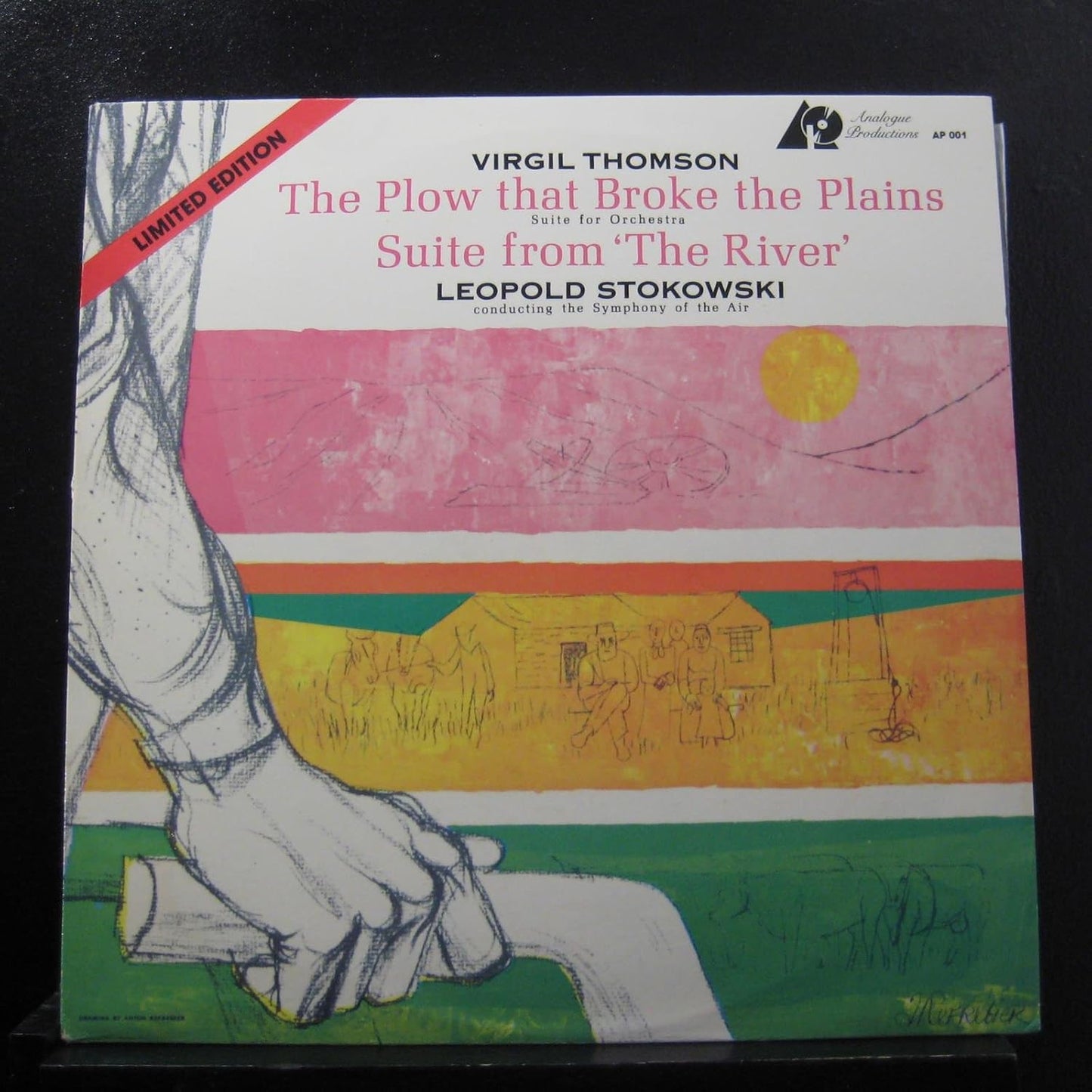 Virgil Thomson - Leopold Stokowski Conducting The Symphony Of The Air – The Plow That Broke The Plains / Suite From 'The River' LP
